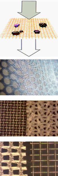 Examples of surface filtration